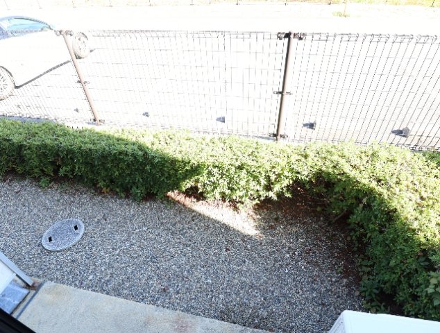 庭　お庭の付いた物件です