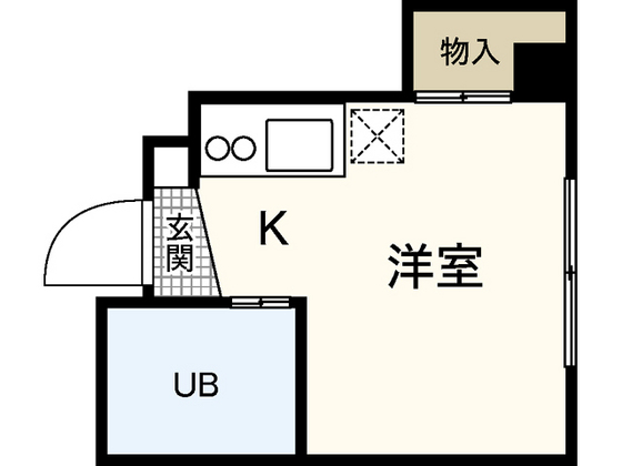 【広島市中区河原町のマンションの間取り】