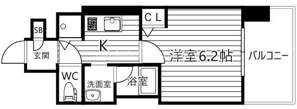 La CASA京橋の間取り