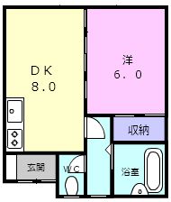 有田郡湯浅町大字湯浅のアパートの間取り