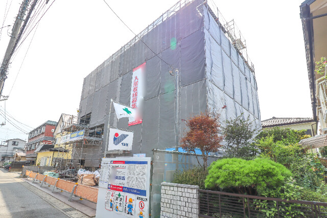 【宇都宮市宿郷のアパートの建物外観】