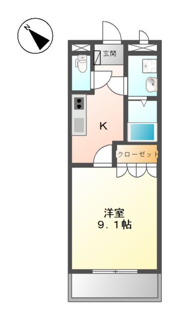 グランドール　ヒルズの間取り