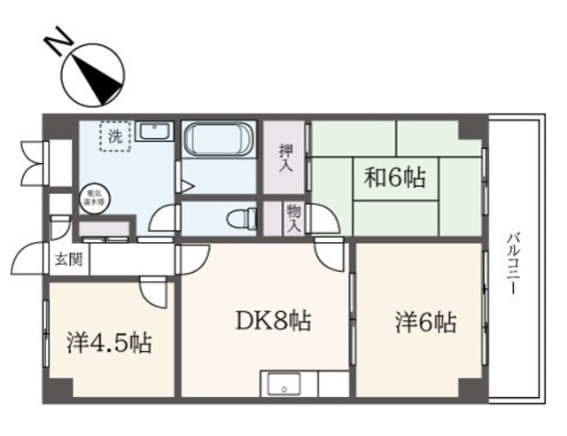 新城京浜ビルの間取り