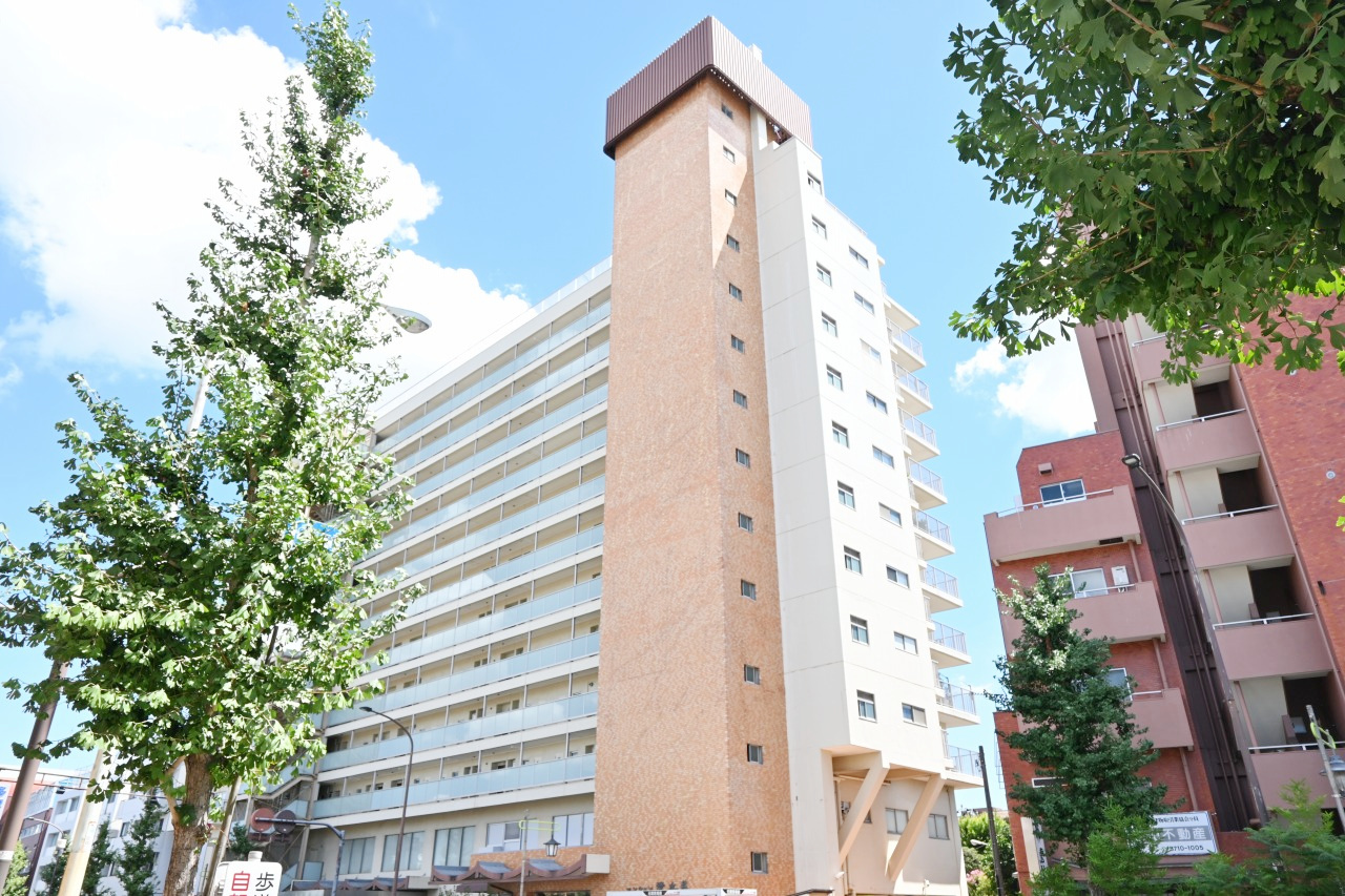 目黒区下目黒のマンションの建物外観