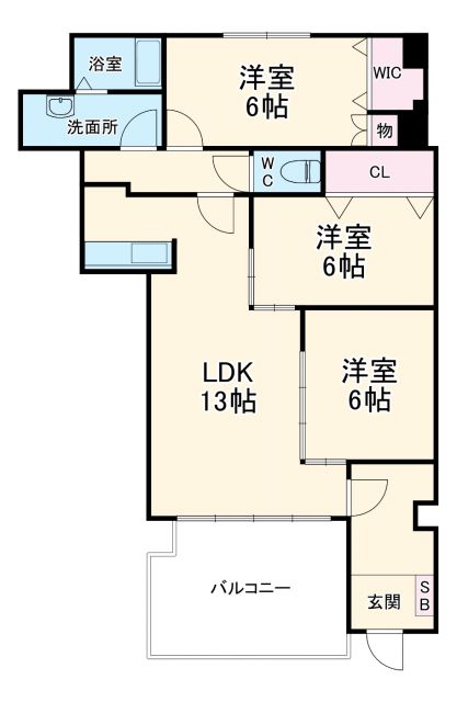 エスポワールIIの間取り