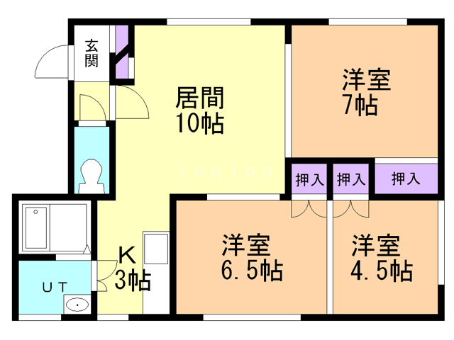 パレス２０００の間取り