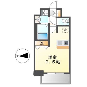 プレサンス上前津リラシスの間取り