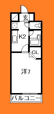 船橋市印内のマンションの間取り