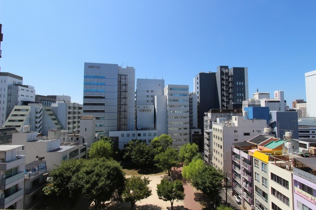 【広島市中区幟町のマンションの眺望】