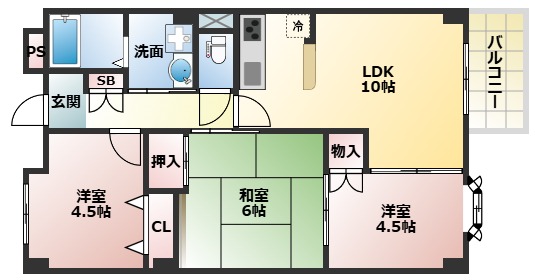 ヒルトップハウスの間取り