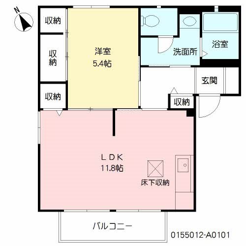 トルーハートの間取り