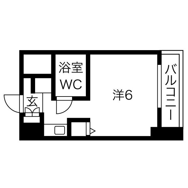 尼崎市南清水のマンションの間取り