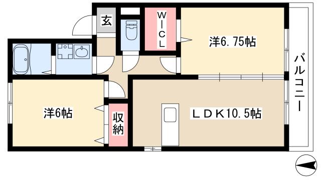 プルミエ慶の間取り