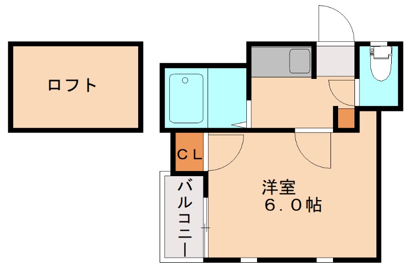 セリエ室見の間取り