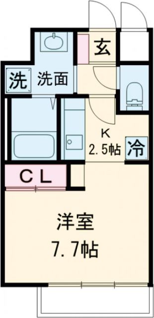 豊橋市大国町のマンションの間取り