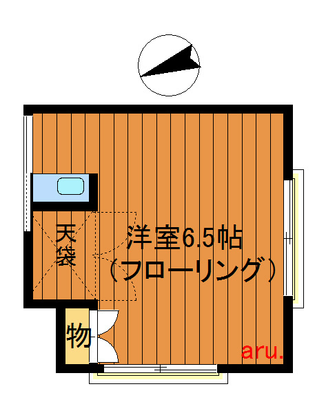 三鷹市井の頭のアパートの間取り