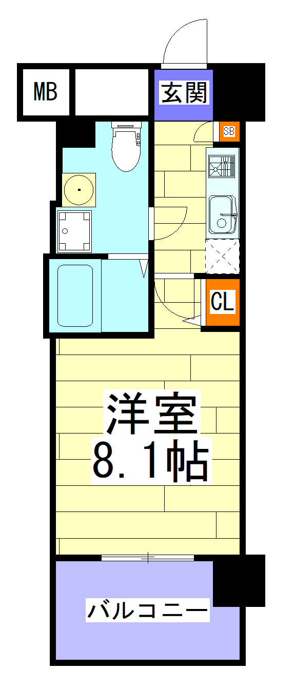 グラマシー京橋の間取り