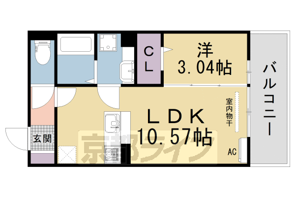 Ｄ－ｒｏｏｍ三山木の間取り