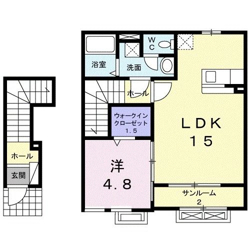 【ソレイユ豊田の間取り】