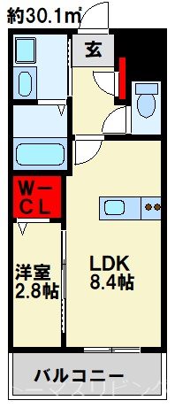 レジェンド紺屋町IIの間取り