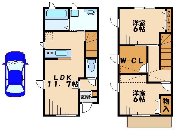 くまハウスの間取り