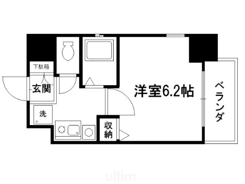 ベラジオ二条城前の間取り