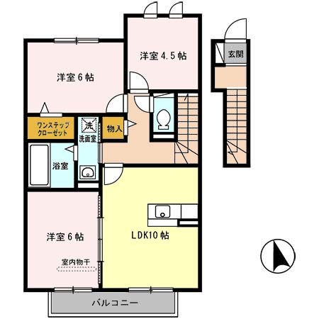 イル　デ　パン　Ｂ棟の間取り