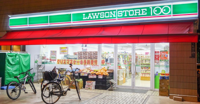 コンビニ　ローソンストア100 LS西区新町店（コンビニ）まで222m