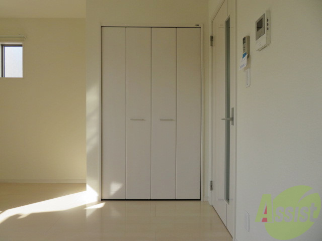 収納　ここに収納があります。収納があると部屋が広く使えます。