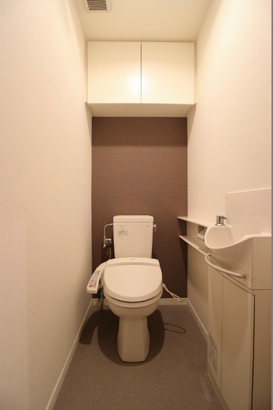 トイレ　手洗いも付いたトイレです。