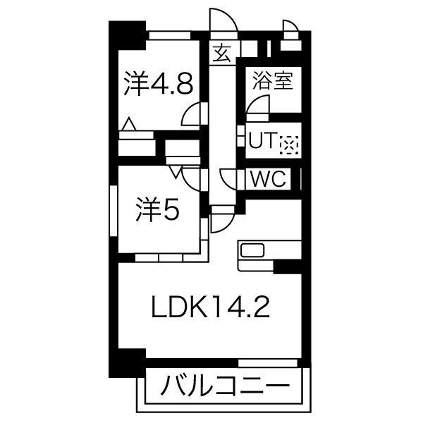 MISTRAL姫路駅前の間取り写真