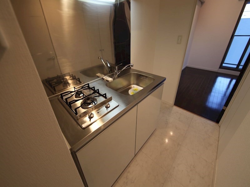 キッチン　システムキッチン（ガス2口コンロ付）