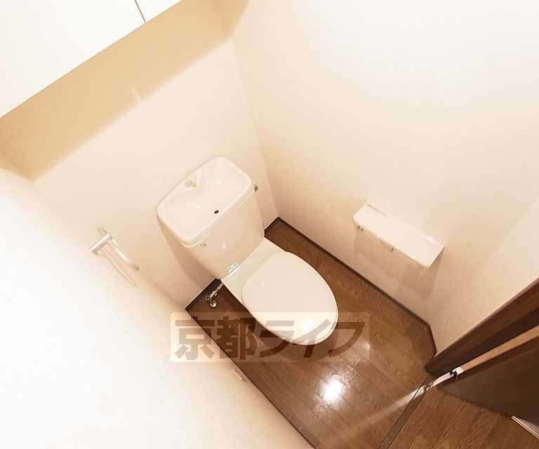 トイレ　清潔感のある洋式トイレ。