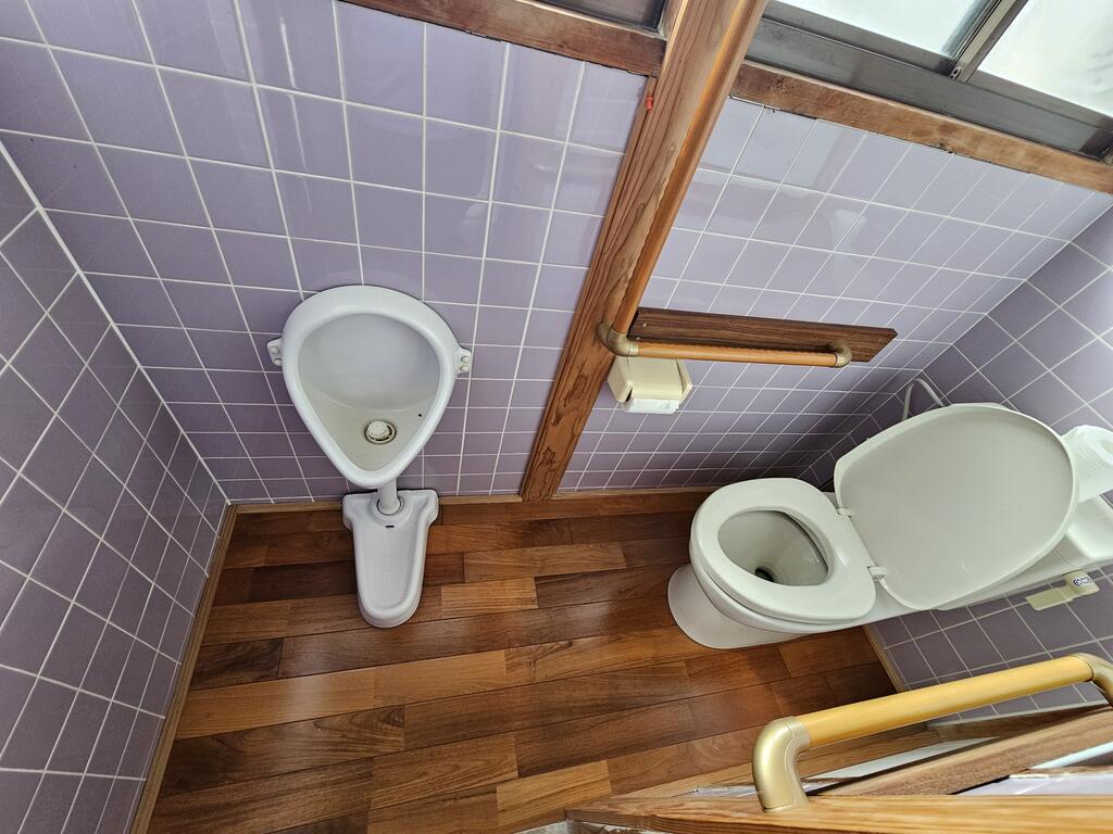 西鉄天神大牟田線 矢加部駅 徒歩72分 2階建 築93年のトイレ写真
