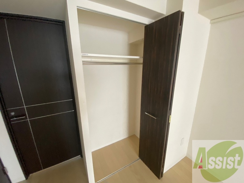 収納　洋室にはクローゼットがあるのですっきり片付きそうです。