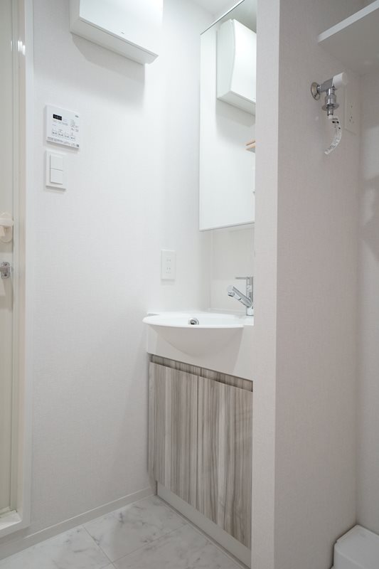 洗面設備　同物件別部屋です