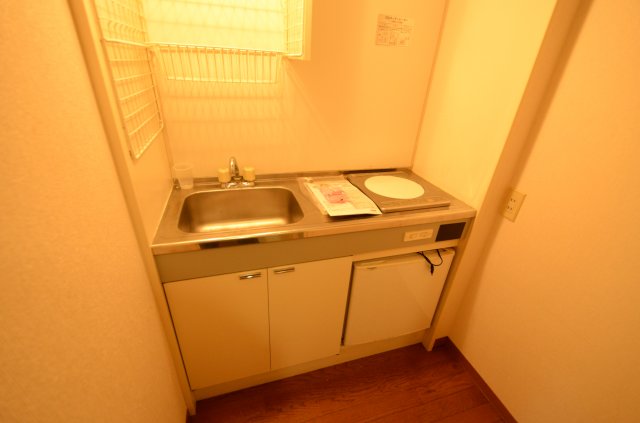 キッチン　IH1口コンロ付きのコンパクトなキッチン♪