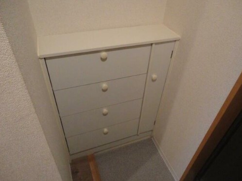 玄関　収納もある玄関です