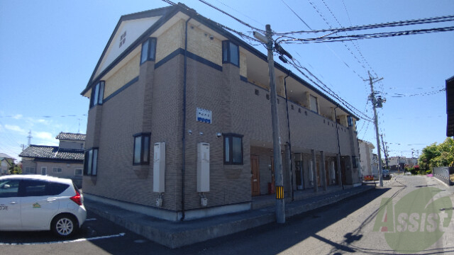 建物外観　多賀城市新田字六歳、サンガーデンIII