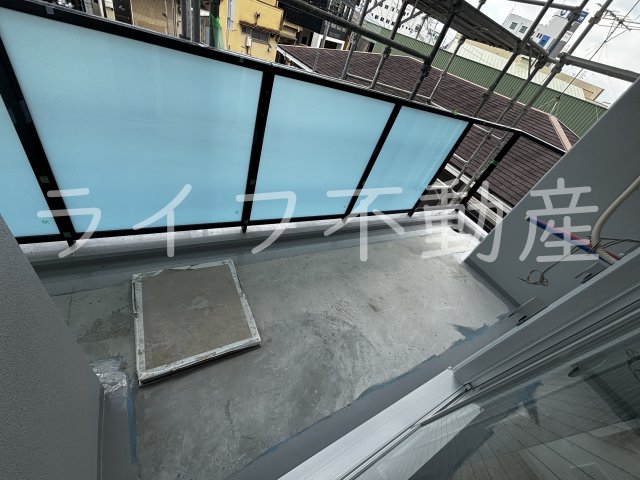 バルコニー　落ち着いた時間を過ごせるバルコニーです