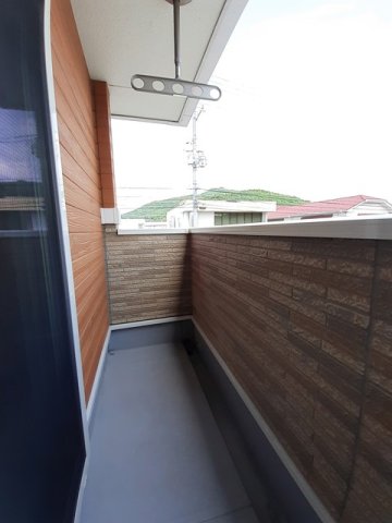 バルコニー　広々としたバルコニーです