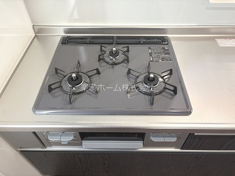 その他　3口ガスシステムキッチン♪