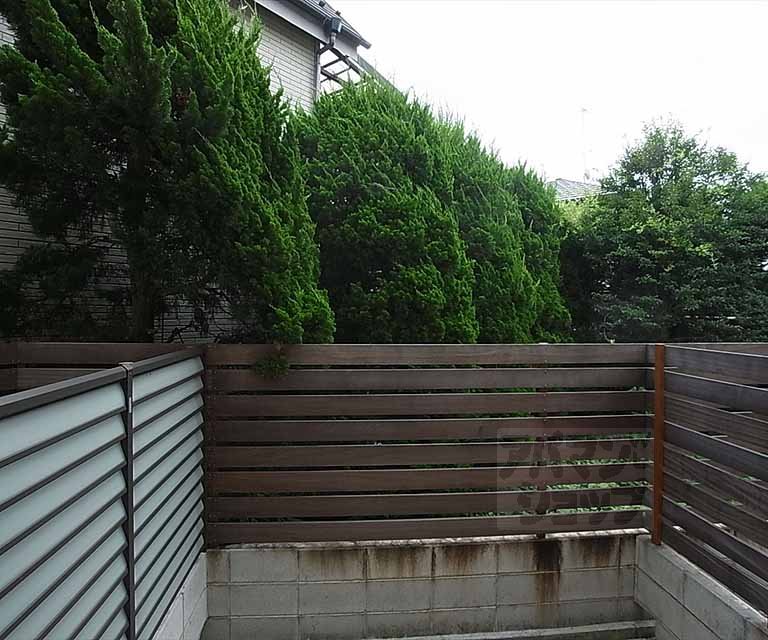 眺望　１０２号室からの室外風景