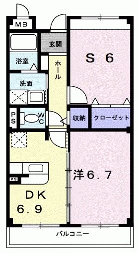 ベルフリ－デの間取り