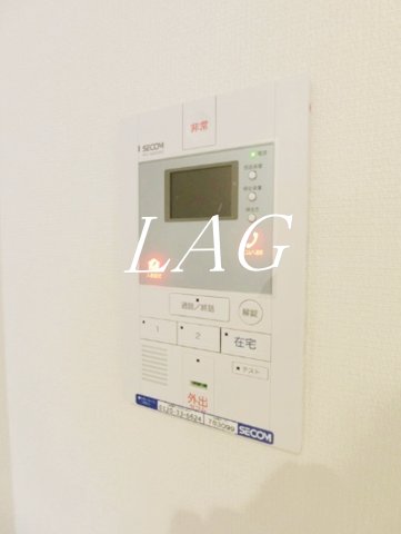 セキュリティ　モニター付きインターフォンです。