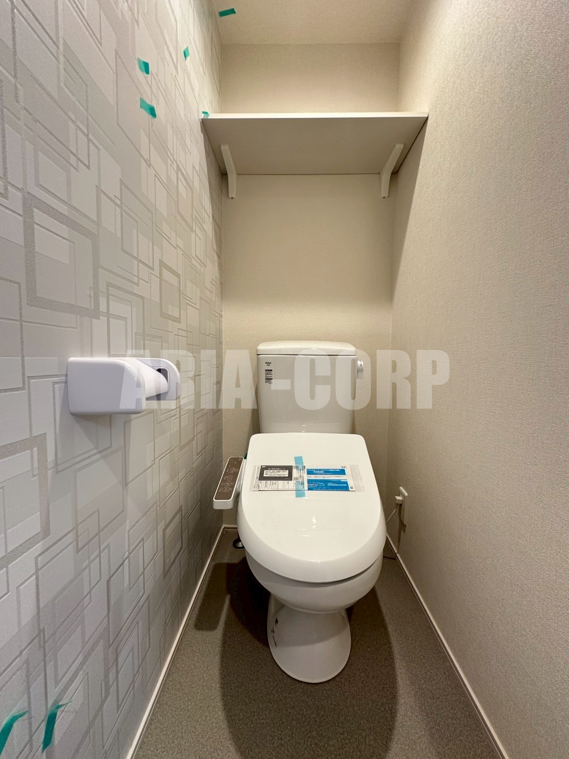 トイレ　温水洗浄便座付きのお手洗い！