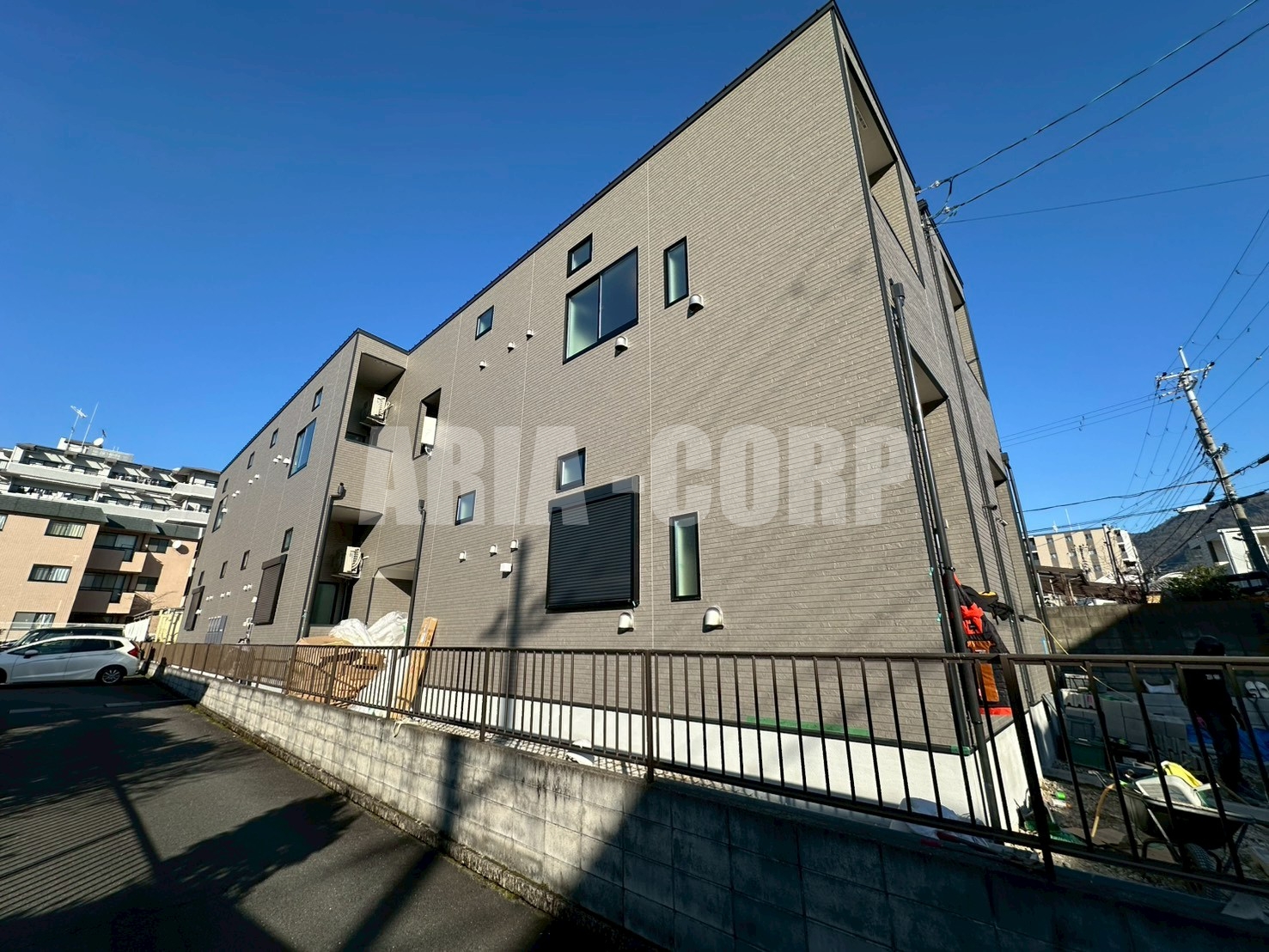 建物外観　2026年完成、大手ハウスメーカー施工のデザイナーズアパート