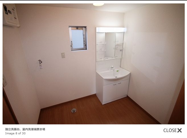 洗面設備　独立洗面台は忙しい朝にピッタリですね！