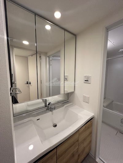 洗面設備　施工イメージ