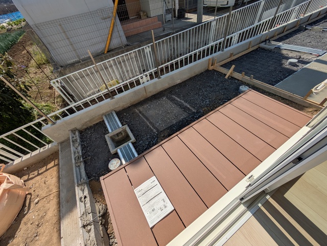 バルコニー　※建築中です